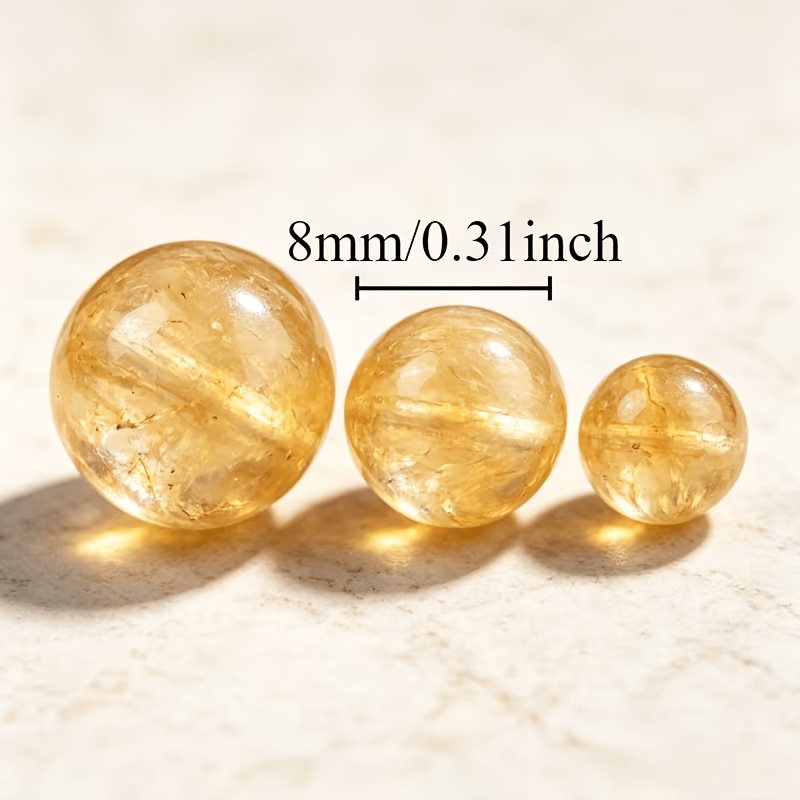 Natural Agate Beads for DIY Making, Champagne Color